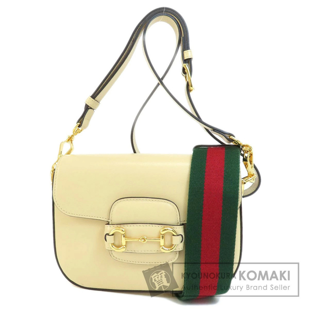 Gucci Horsebit Shoulder Bag Leather